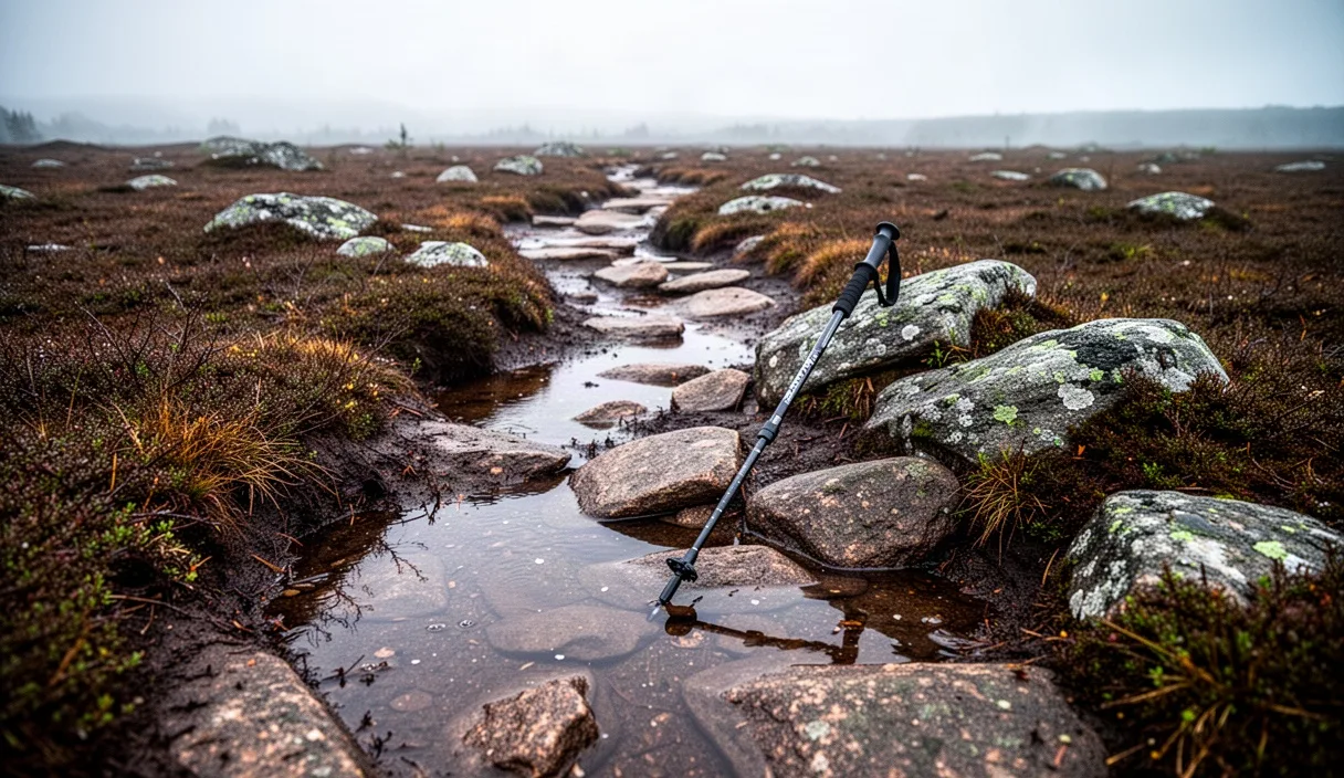 Navigating Wet Bog and Rocky Trail Surfaces